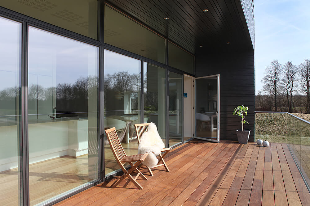 Aluminium Composite Timber Patio Doors