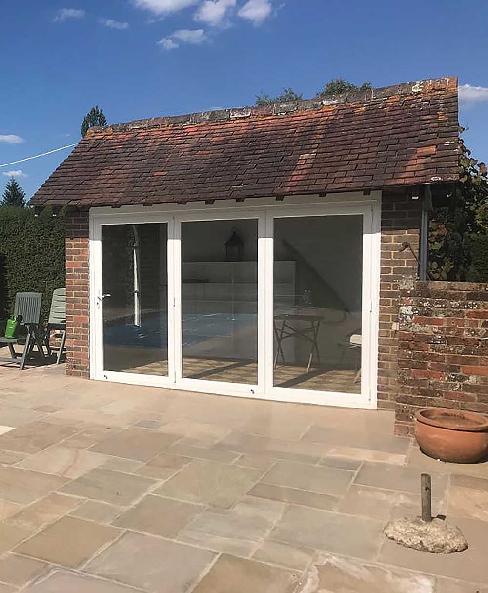 Aluminium folding doors, Haywards Heath