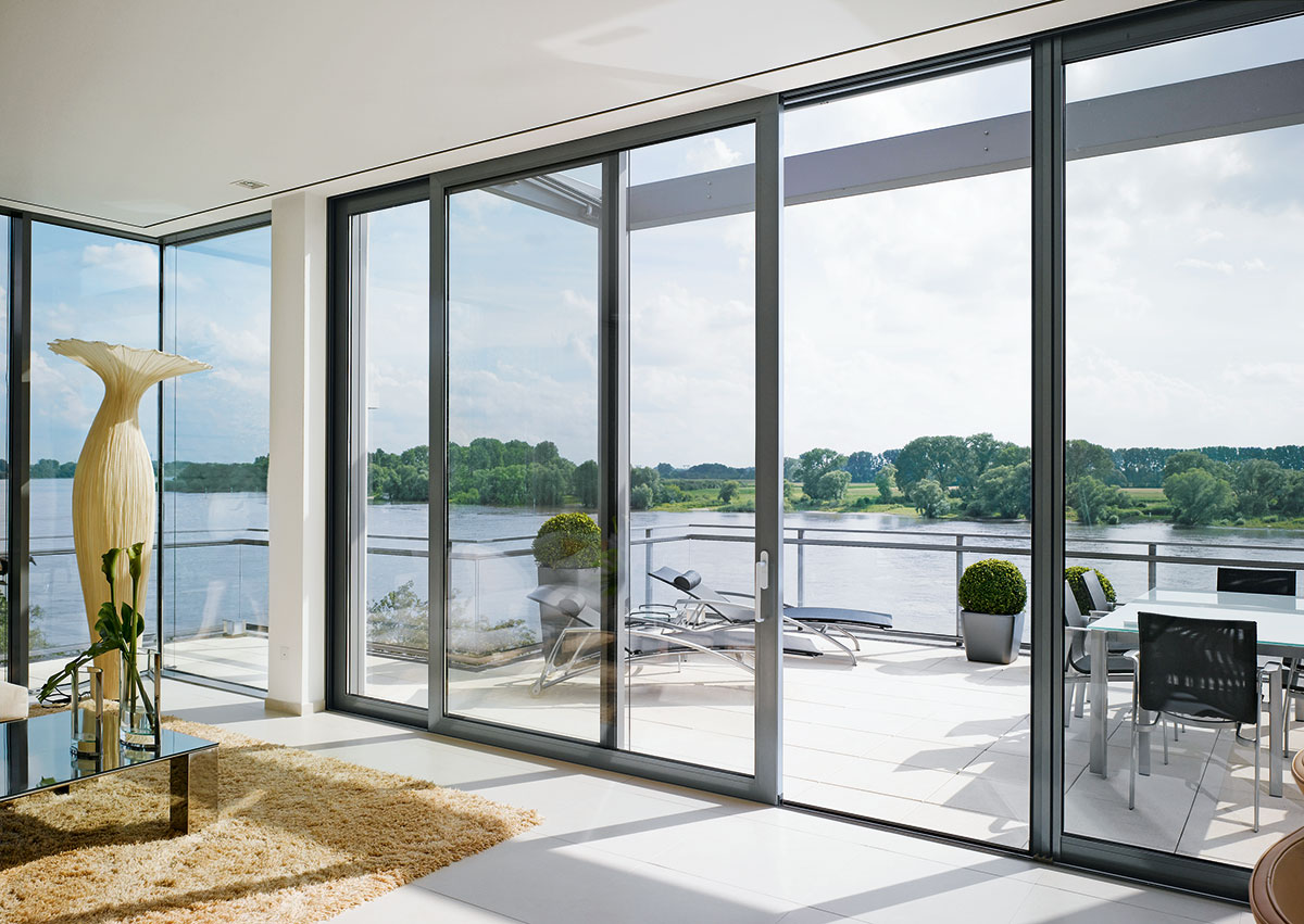 slimline sliding doors in Horsham