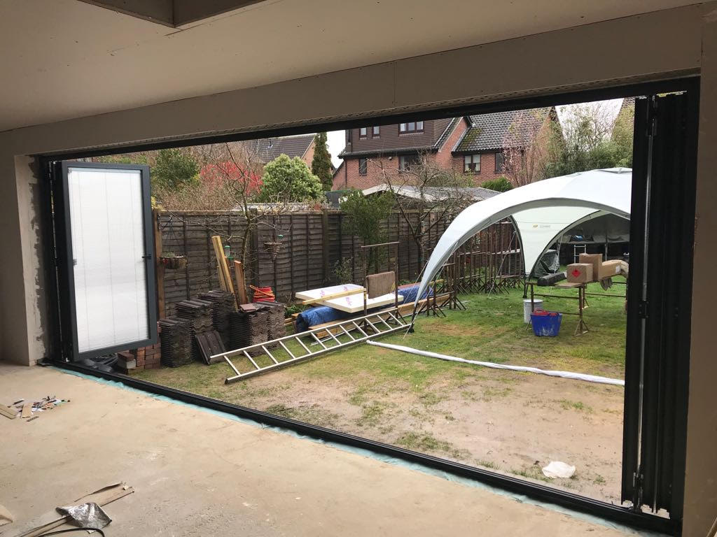 schuco slimline folding doors horsham